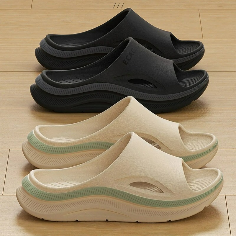 Sport Slide Men - Hausschuh Damen Plateau Cloud Sommer Sandale