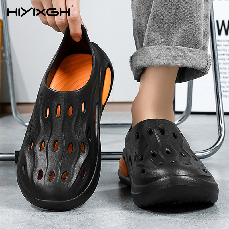Sport Slide Men - Herren Outdoor-Slipper, Strand-Clogs, Sport-Sandalen, atmungsaktive Gartenschuhe,