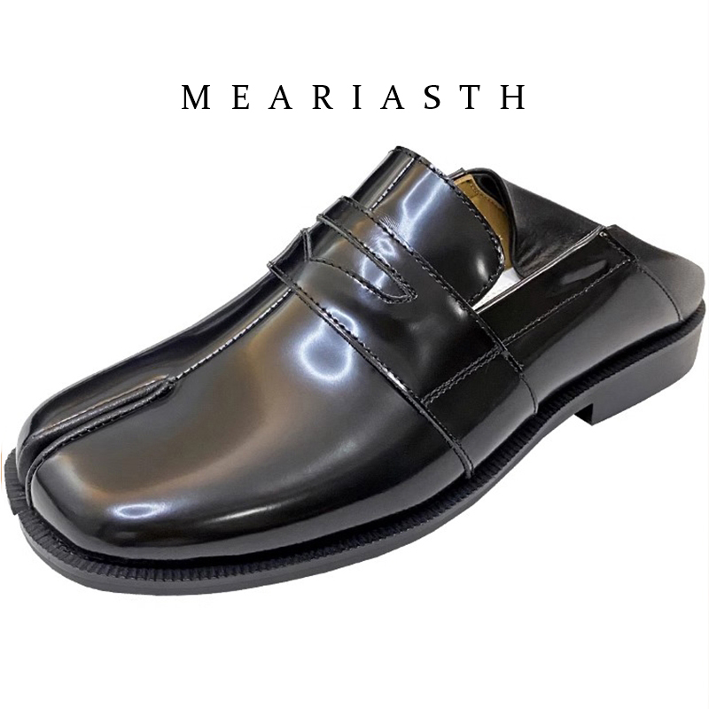 Men'S Shoes Hey Dude - Schwarze Tabi-Schuhe mit geteilter Zehenpartie aus