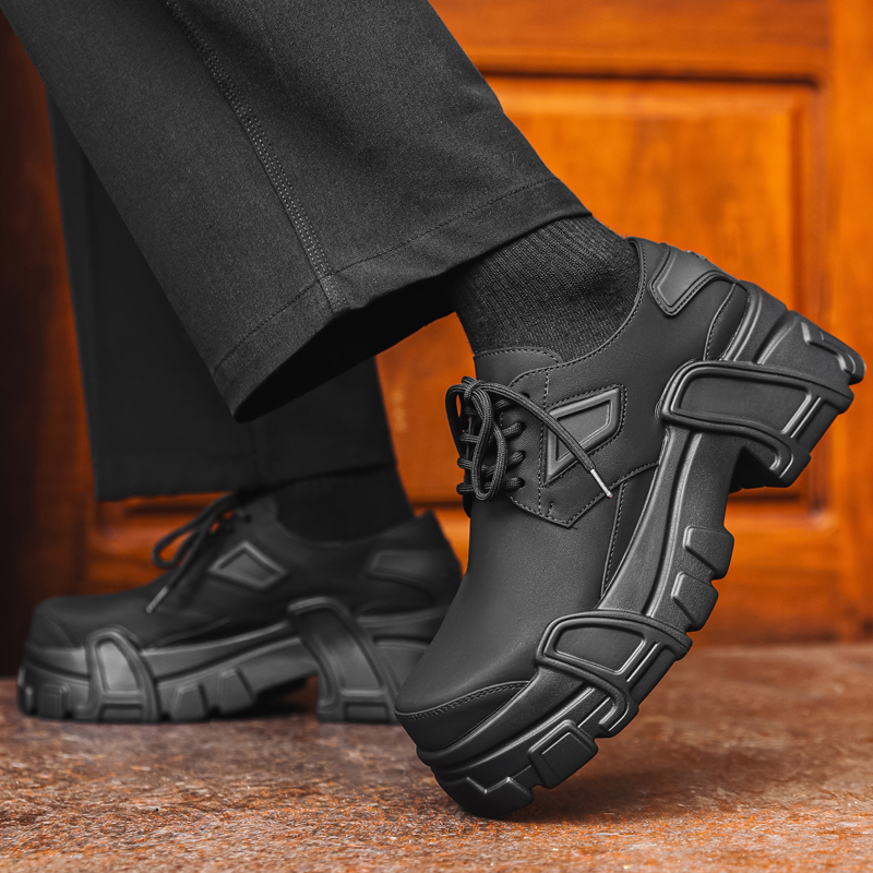 Men Shoes For Office Work - Männer Plattform Lederschuhe formelle Kleid Schuhe