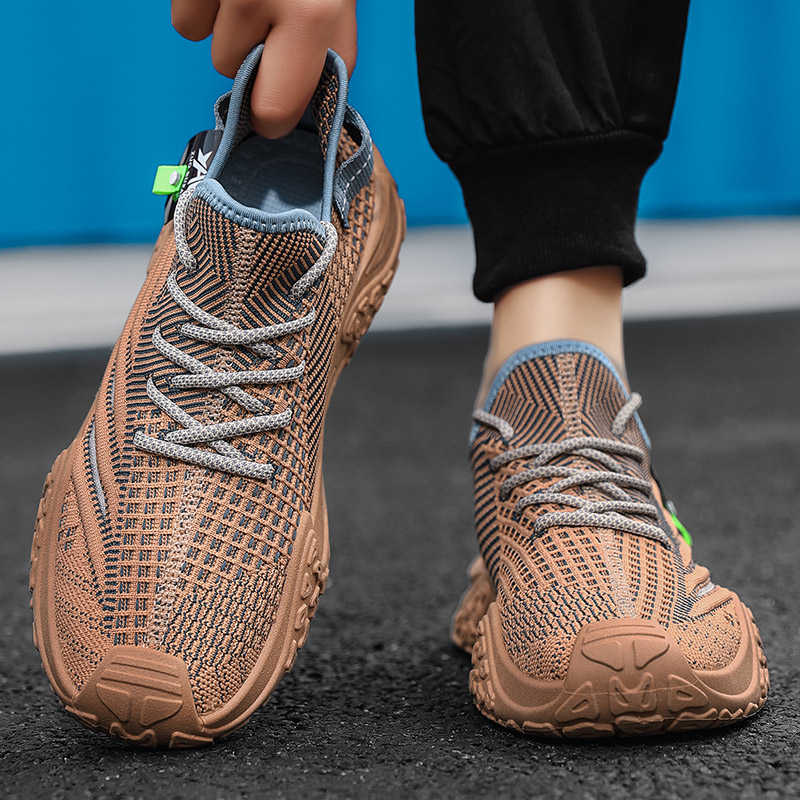 Men Shoes Expensive - Dicke Sohle Demi-saison Männer Schuhe Gewebte