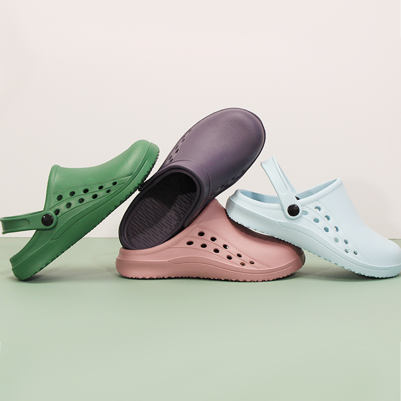Men Shoes For Office Work - Einfarbige medizinische Pflege-Clogs für Damen und