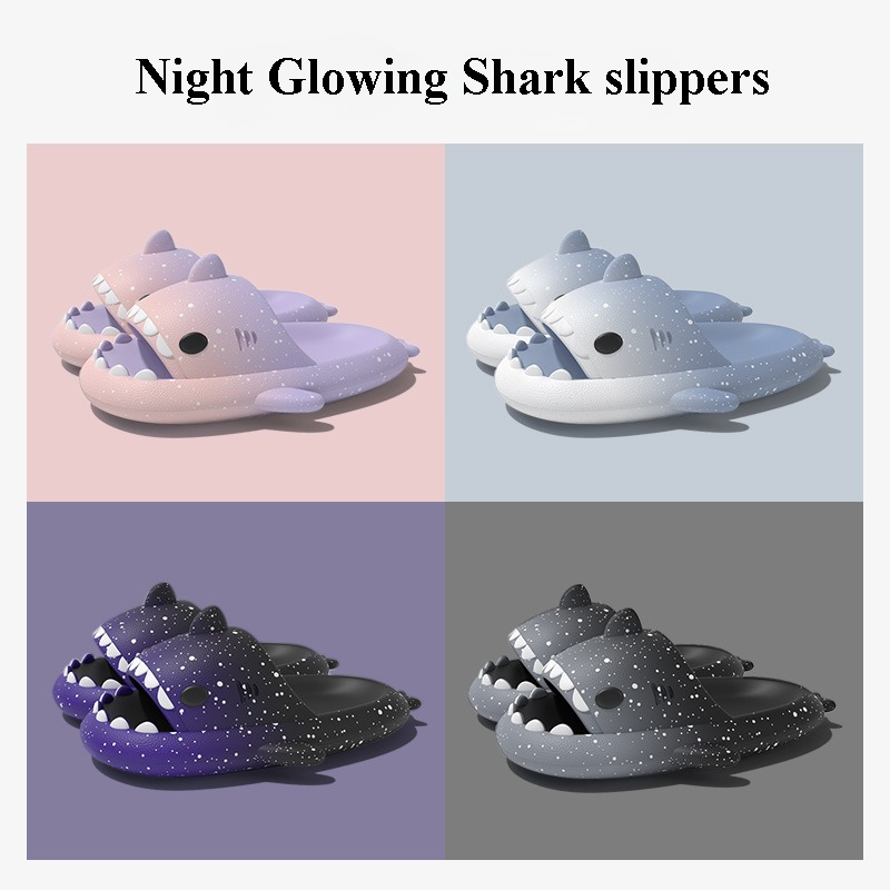 Nette Cartoon Shark Hausschuhe – Men'S Shoes To Women'S Size Bewertung und Preis