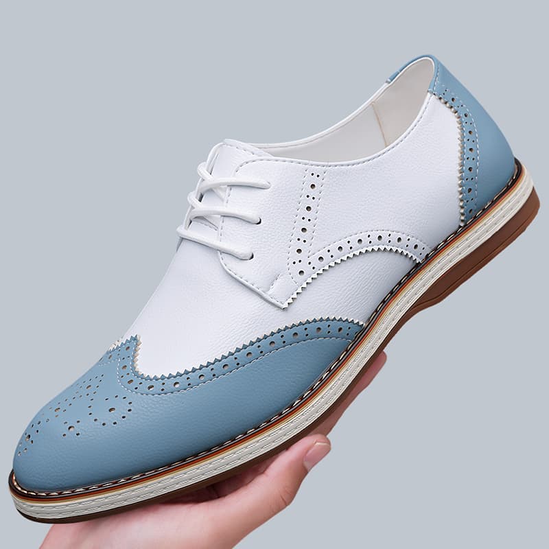 Herren-Schuhe, weiß, blau, zwe – Men'S Shoes Hey Dude Bewertung und Preis
