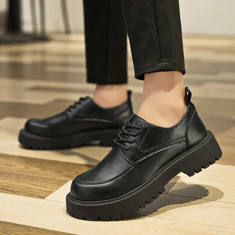 Runde Zehenpartie mit Schnürun – Men Shoes Expensive Bewertung und Preis